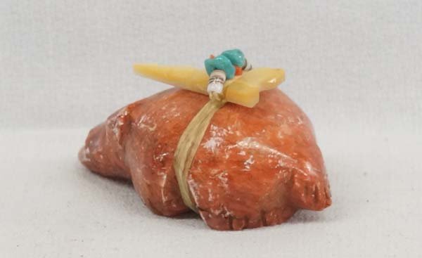 Zuni Carved Ocean Jasper Bear Fetish by Lena Boone (1 of 4)