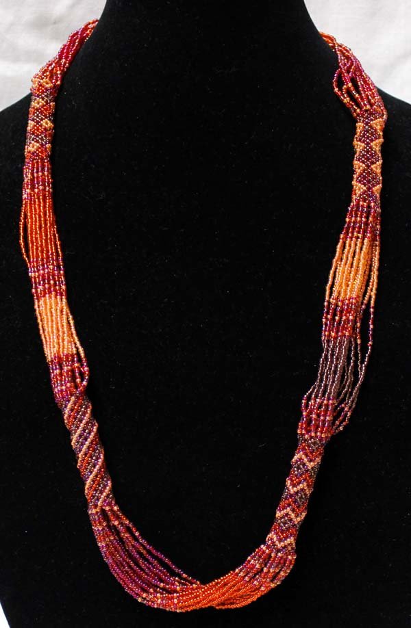 African Zulu Tribal Beaded Necklace (1 of 2)