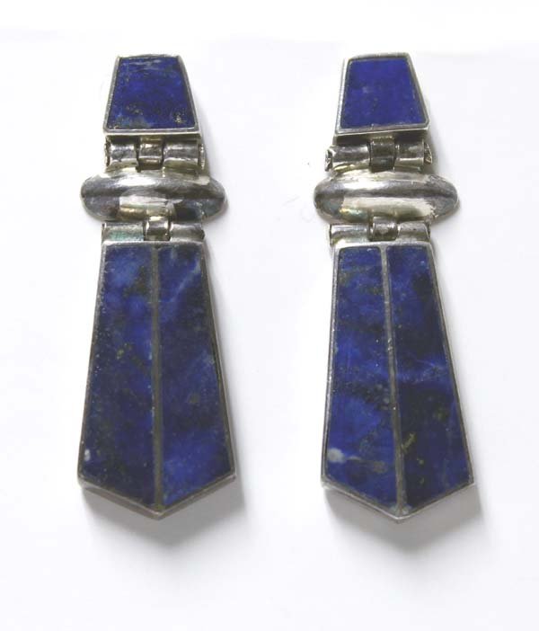 Sterling Silver Lapis Earrings (1 of 2)