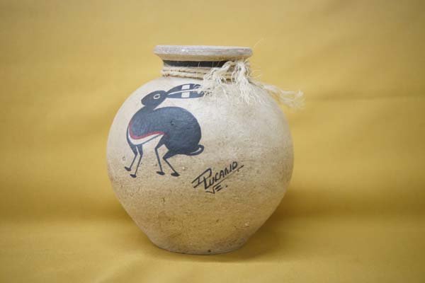 Mimbres Style Rabbit Jar by D. Lucano (1 of 2)