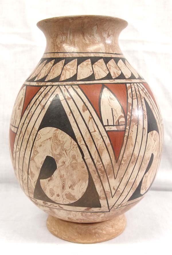 Mata Ortiz Polychrome Geometric Jar by Luis Ortiz (1 of 5)