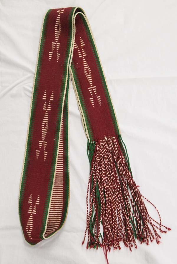 Navajo Hand Woven Wool Ceremonial Dance Sash (1 of 2)