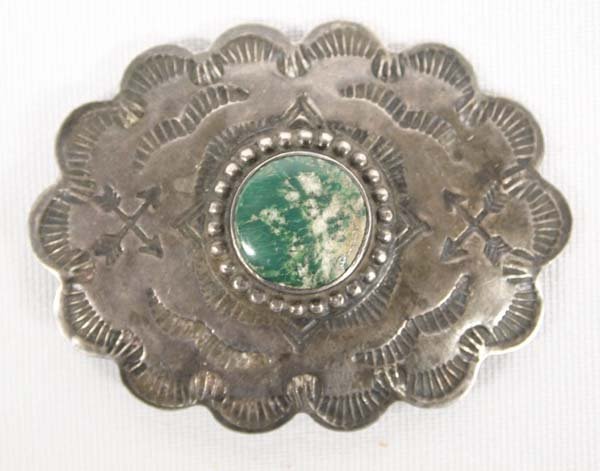 1940 Navajo Sterling Silver Fred Harvey Era Pin (1 of 2)