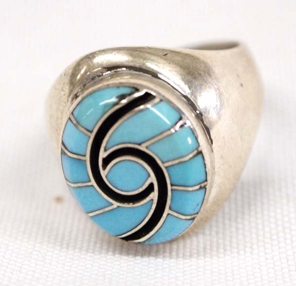 Zuni Sterling Double Hummingbird Ring, Quandelacy (1 of 4)