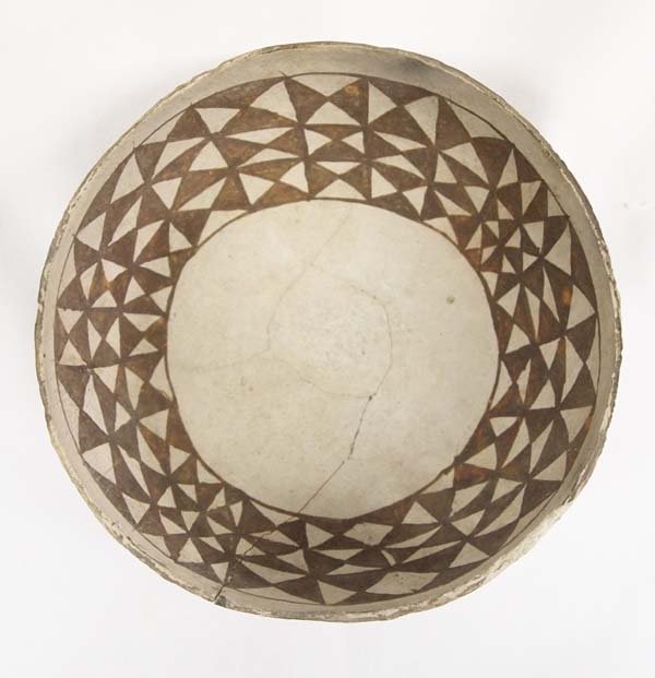 Prehistoric Rio Puerco Butterfly Red on Buff Bowl (1 of 6)