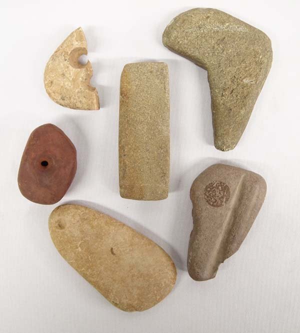 Collection of PreColumbian Stone Tools (1 of 3)
