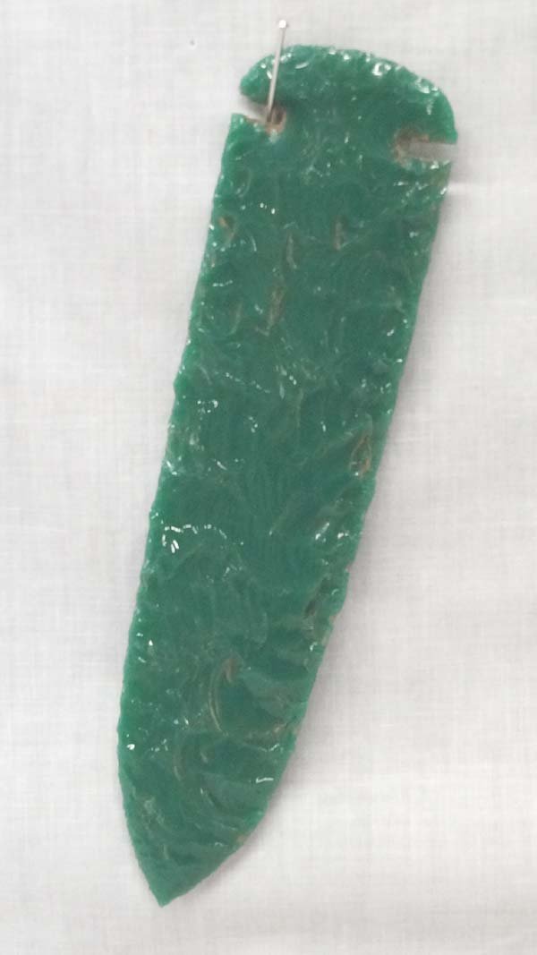 Estate Large Green Spearpoint Replica, Ted Orcutt (1 of 2)