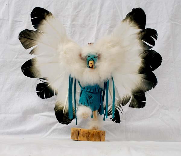 Navajo Hand Carved Eagle Kachina by Kim James (1 of 3)