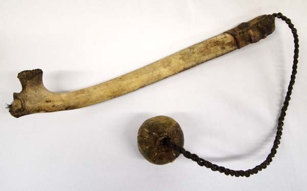 Native American Plains Indian Buffalo Rib Club (1 of 2)