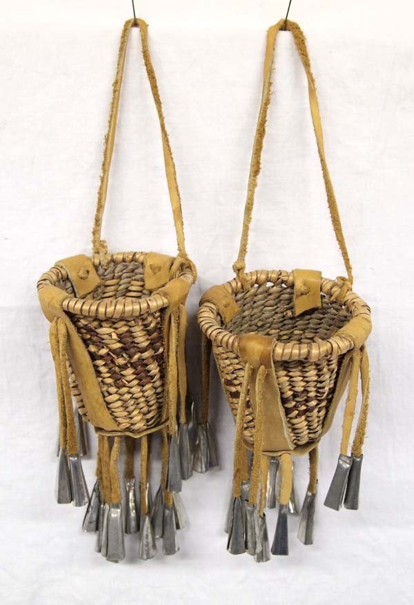 Native American Apache Miniature Burden Baskets (1 of 2)