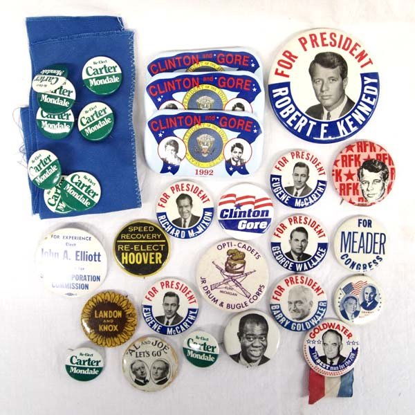 Collection of Vintage Political & Misc. Pinbacks (1 of 3)