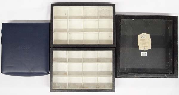 Collection of 4 Display Cases (1 of 4)