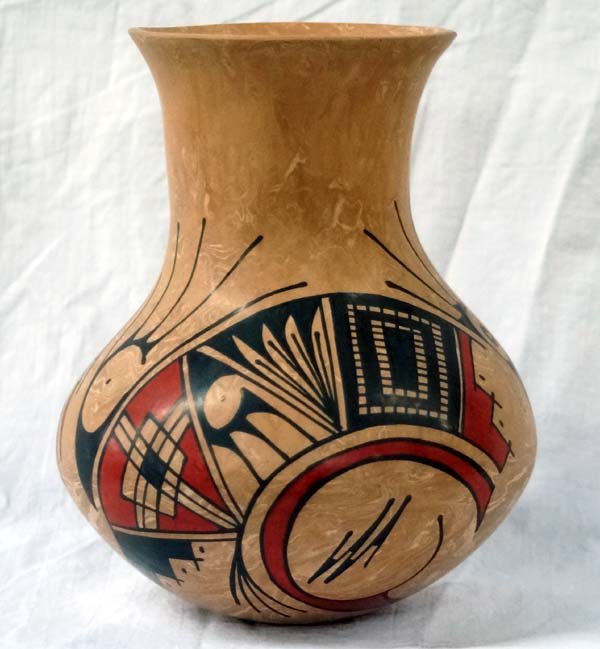 Mexican Mata Ortiz Polychrome Jar by L. G. Rios (1 of 3)