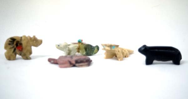 Collection of 5 Native American Fetishes (1 of 3)