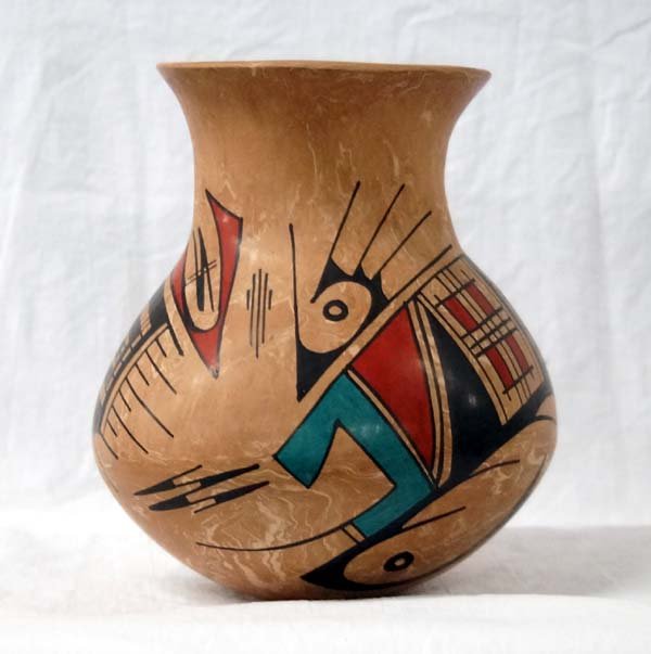 Mexican Mata Ortiz Polychrome Jar by L. G. Rios (1 of 3)