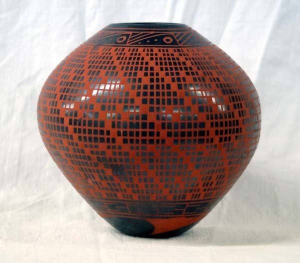 Mexican Mata Ortiz Seed Jar by Juana Gaona (1 of 2)