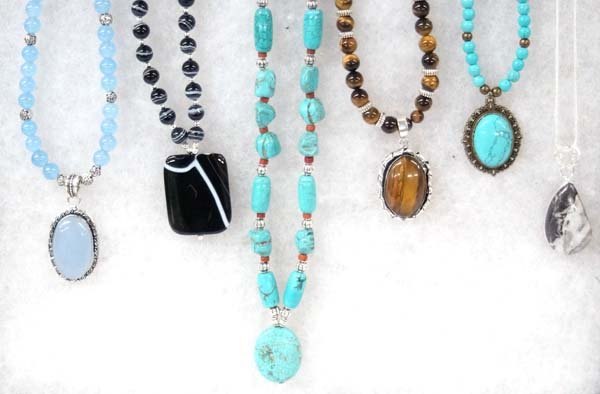 Collection of Semi Precious Stone & Bead Necklaces (1 of 3)