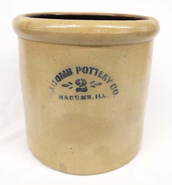 Macomb Pottery Co. 2 Gallon Crock (1 of 3)