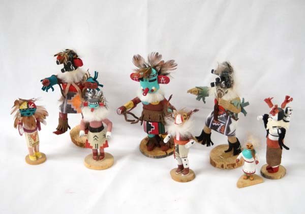 Collection of 8 Navajo Miniature Kachinas (1 of 4)