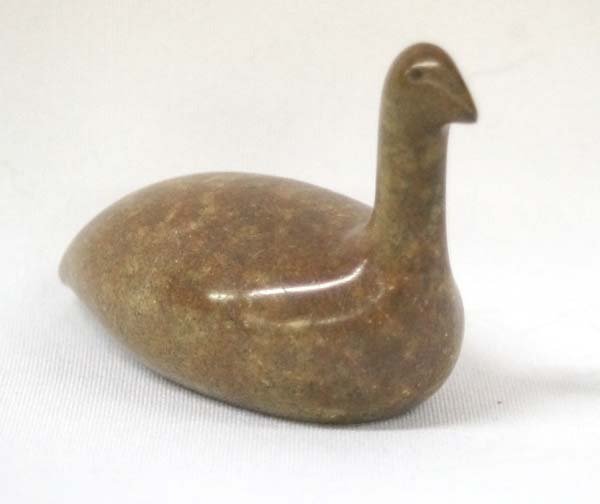 Native American Eskimo Carved Stone Loon (1 of 2)