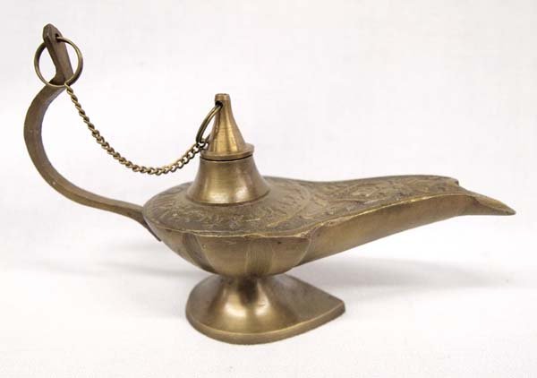 Brass Genie Lamp (1 of 3)
