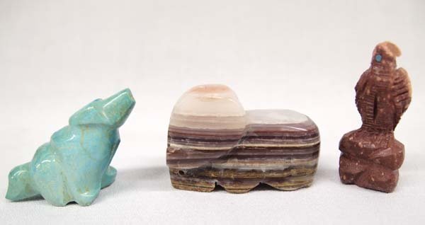 Carved Stone Fetishes, Some Native American (1 of 5)