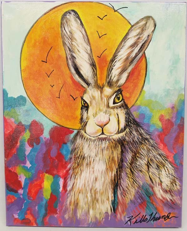 Original Acrylic Painting by Kathy Kills Thunder (1 of 4)