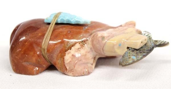 Native American Zuni Carved Badger Fetish by Pino (1 of 3)