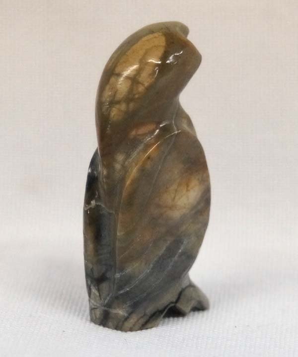 Zuni Carved Picasso Marble Eagle Fetish by L Boone (1 of 4)