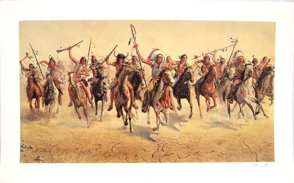 Signed and Numbered Print War Cry by Mort Kunstler (1 of 4)