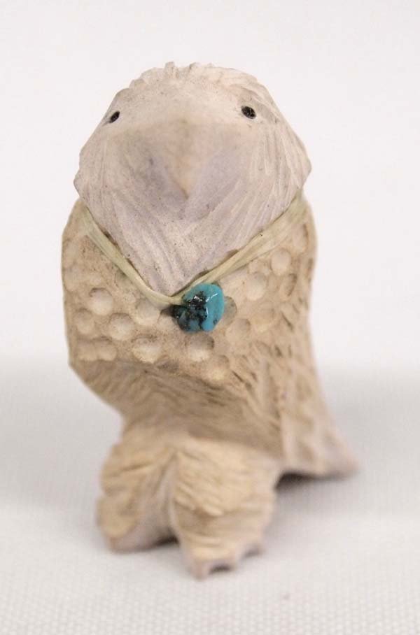 Zuni Hand Carved Eagle Fetish by Leroy Chavez (1 of 3)