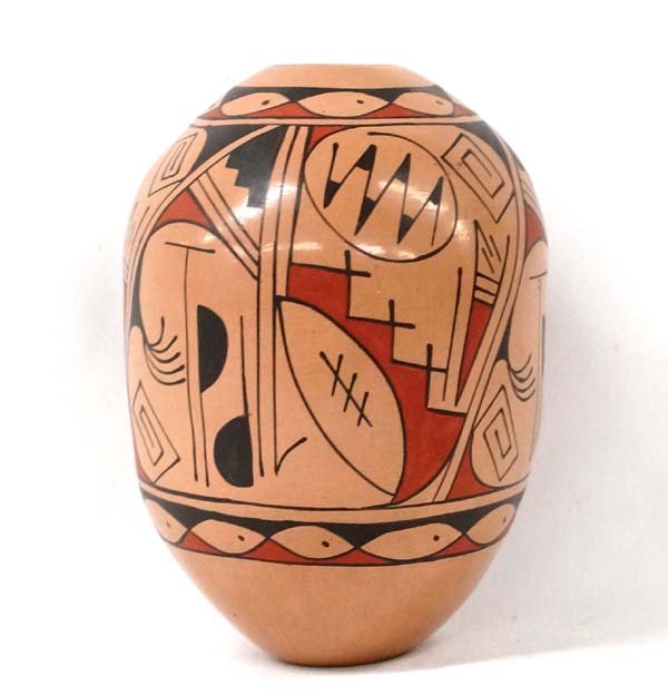 Mexican Mata Ortiz Polychrome Seed Jar by A. Soto (1 of 3)
