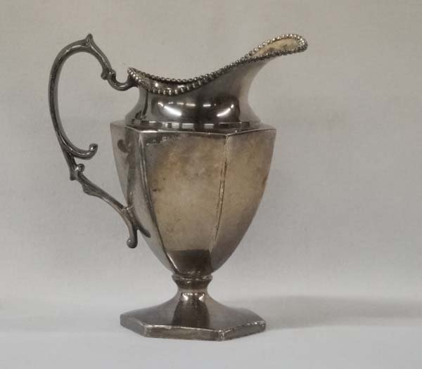 Antique Poole Silver Co. Silver Plate Creamer (1 of 4)