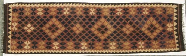 Pakistani Kilim Persian Hand Woven Wool Runner (1 of 4)