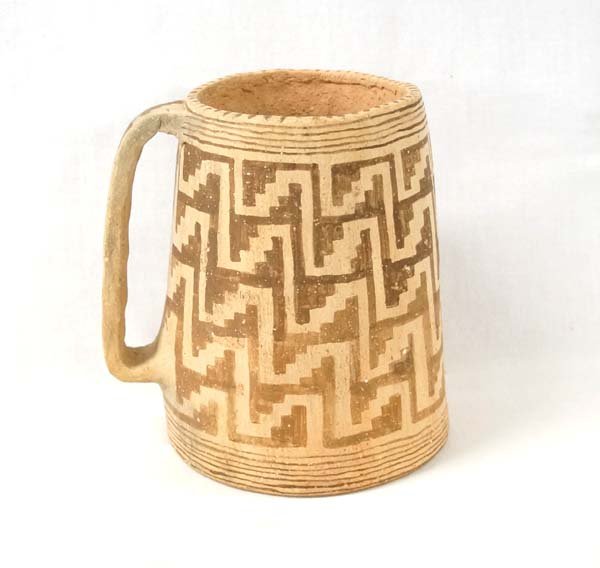 Large Anasazi Prehistoric Pottery Pitcher Replica (1 of 3)