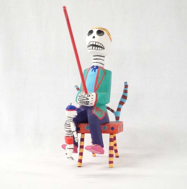 Mexican Oaxacan Alebrije Day of the Dead Fisherman (1 of 3)