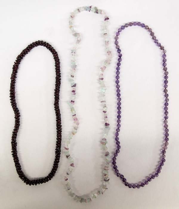 3 Stone Necklaces (1 of 2)