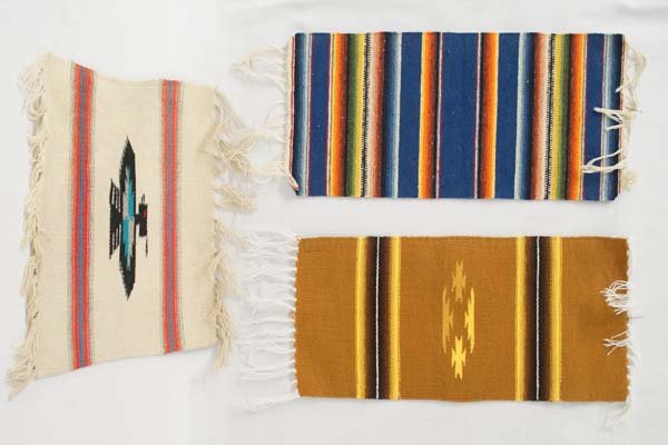 3 Mexican & Chimayo Woven Textiles (1 of 4)