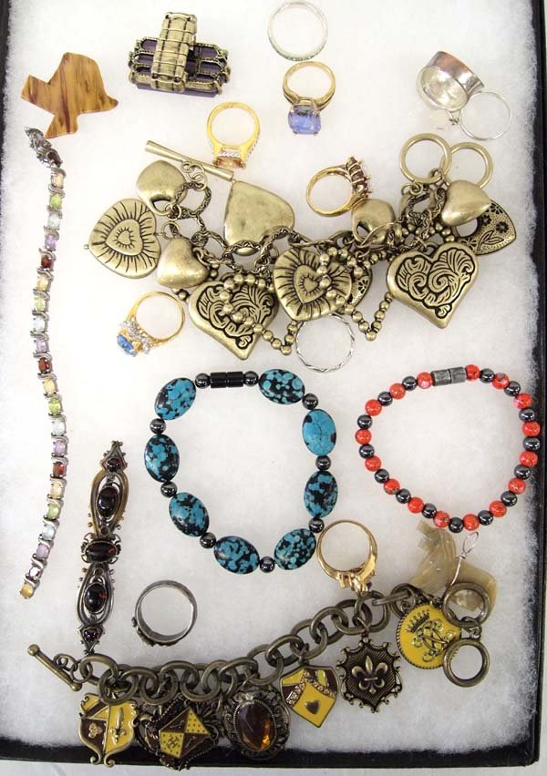 Collection of Costume Jewelry, Some Sterling (1 of 3)