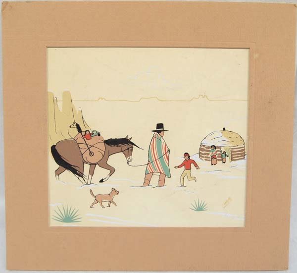 Navajo Silkscreen Print by Robert Chee 1938-1972 (1 of 4)