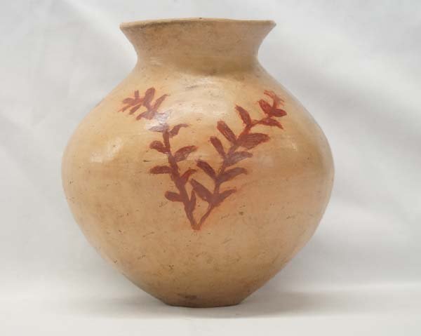 Mexican Hidalgo Red on Buff Pottery Jar (1 of 3)