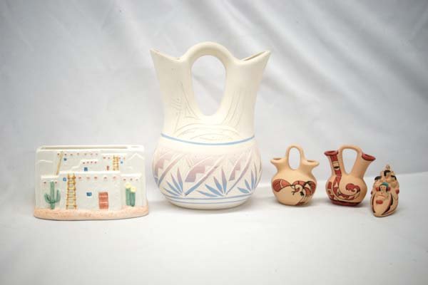 Southwestern Pottery, Includes Navajo Wedding Vase (1 of 5)