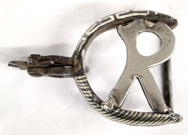 Cowboy Sterling Silver Spur Buckle (1 of 3)