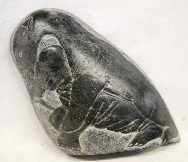 Canadian Eskimo Soapstone Seal Carving by Aculiak (1 of 4)