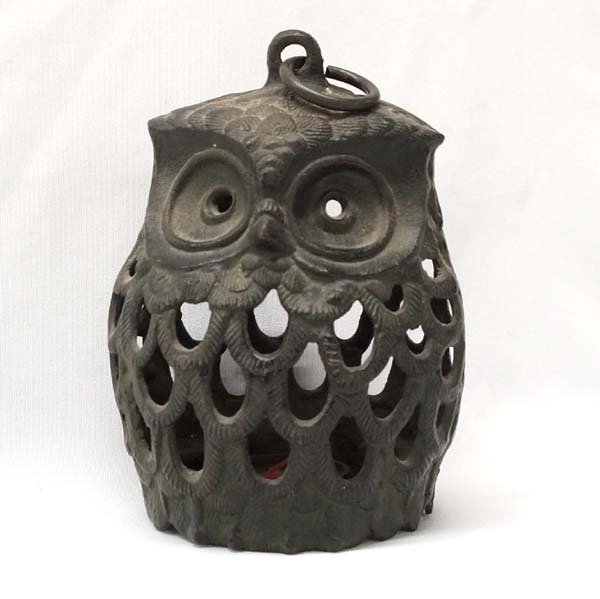Vintage Cast Iron Owl Lantern (1 of 3)
