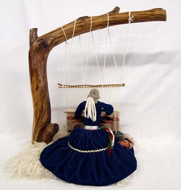 1960 Native American Navajo Weaver Doll (1 of 4)