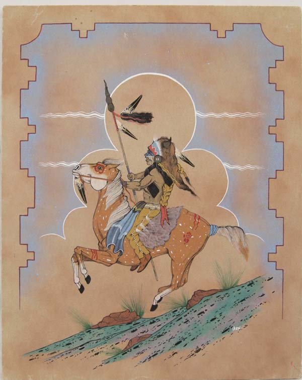 Navajo Sand Design Picture by Vernon Thomas (1 of 4)