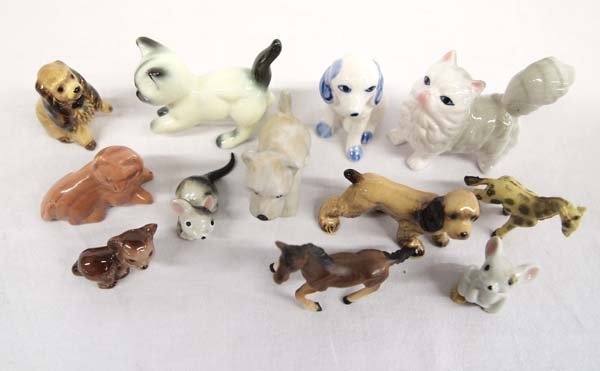 Collection of 1950's Miniature Animal Figurines (1 of 3)