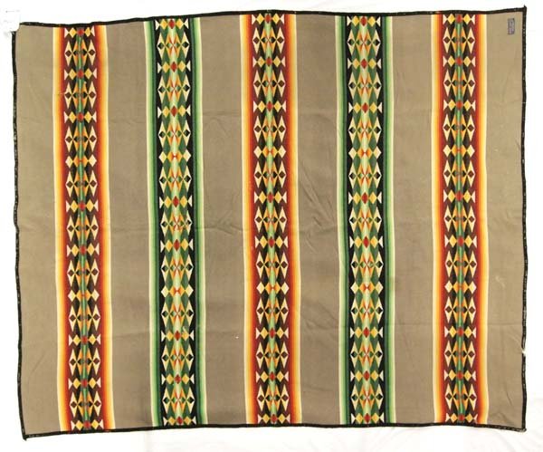 Antique Pendleton Wool Trade Blanket (1 of 3)