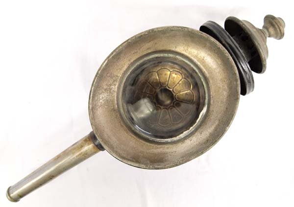 1800s Brass Candle Buggy Lantern (1 of 4)